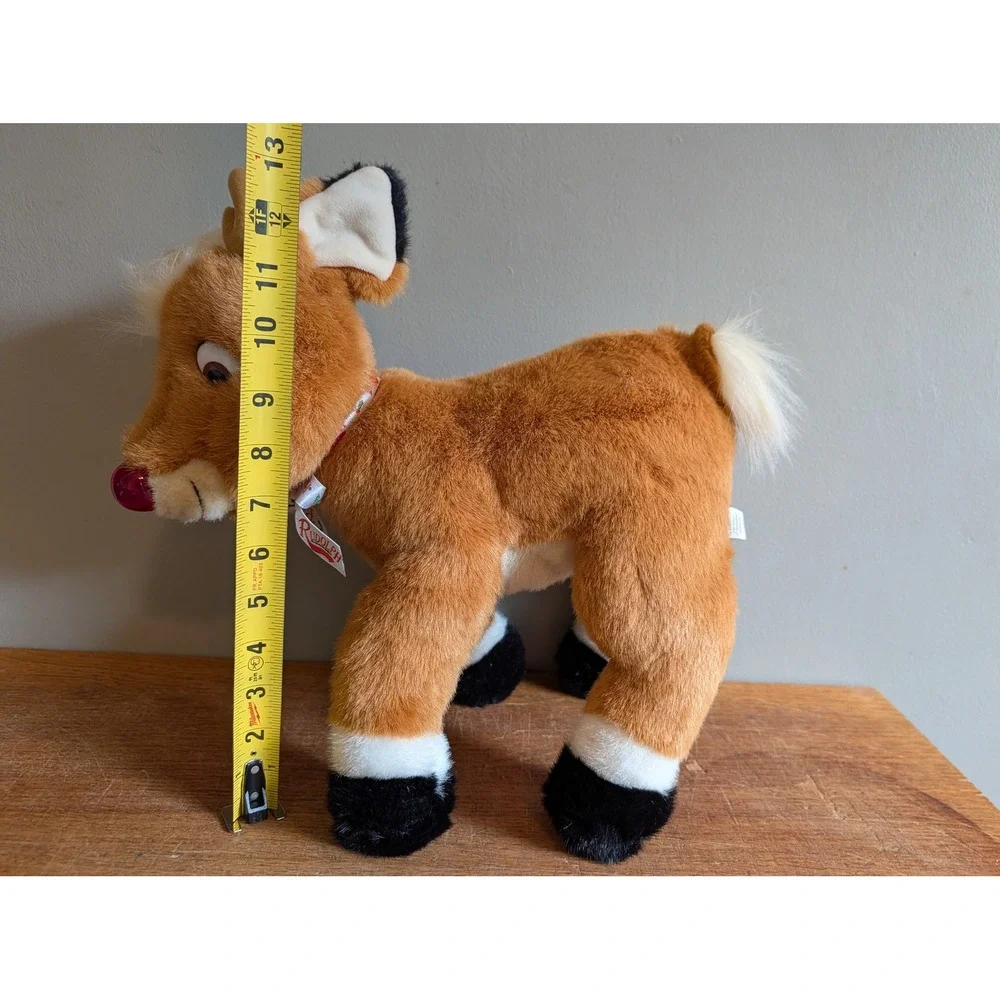 Vintage 1999 Rudolph The Red-Nosed Reindeer Plush Prestige Toy Corp 12
